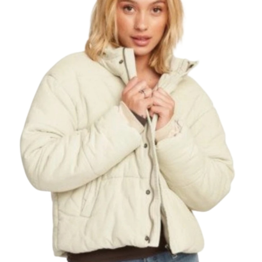 RVCA Eezeh Corduroy Puffer Jacket Size Small - Picture 6 of 16